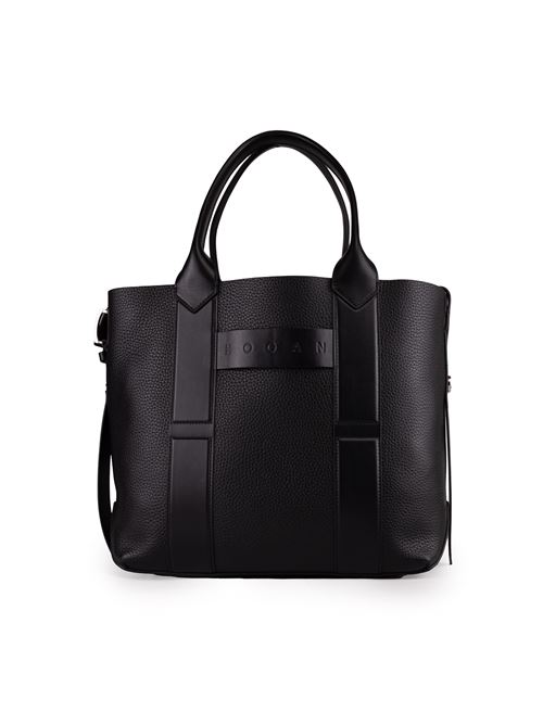 Borsa shopping Script Media in pelle Nero HOGAN | KBW01OA0300 TLZB999